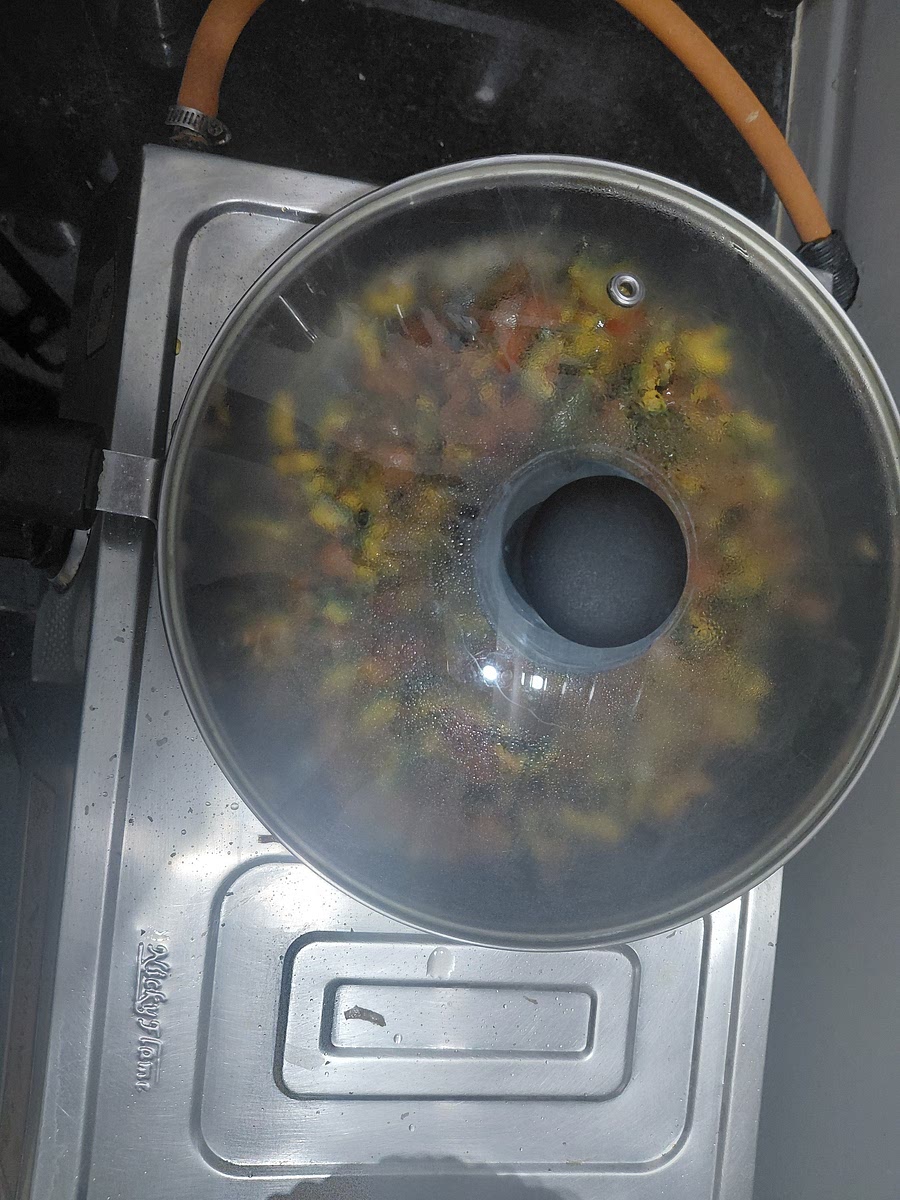 Add 1 teaspoon of salt and cover and cook for 15-20 mins on low flame.
