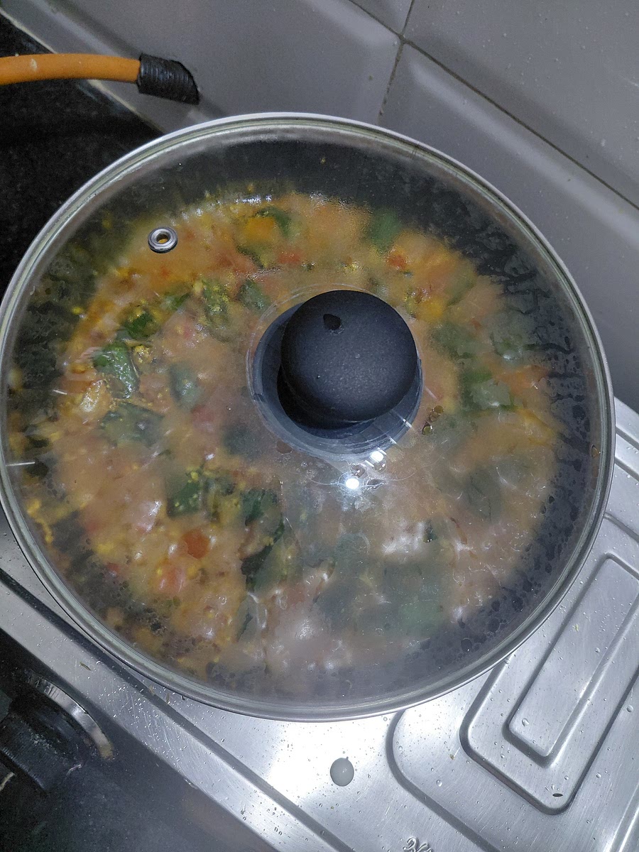 Cover and cook for 5 mins.