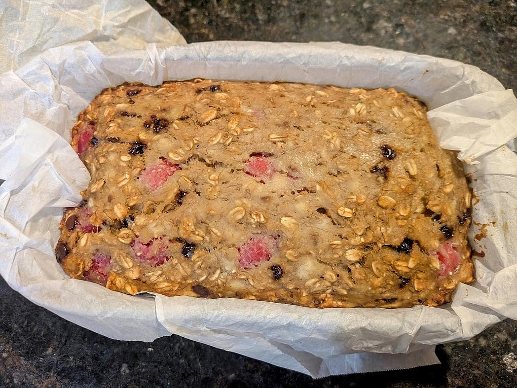 Bake at 350F (covered with foil) for about 60 minutes, or until golden brown, a toothpick to the center comes out nearly clean, and the internal temperature is around 200F.