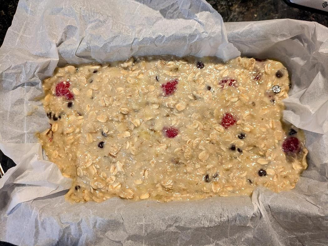 Transfer the batter to your prepared pan.