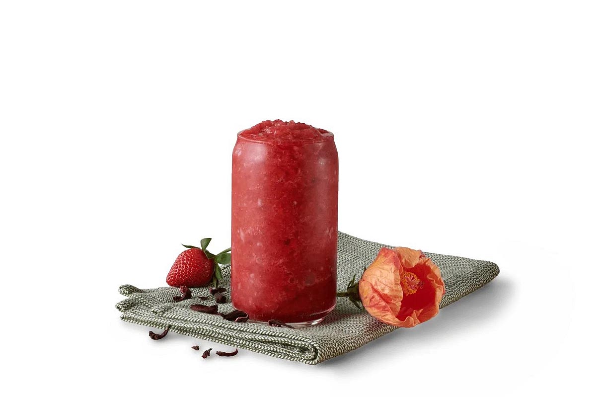 Adjust and serve. Taste before serving. Add more strawberries for sweetness, hibiscus for tartness or a little ginger for extra warmth. Serve immediately in chilled tall glasses.