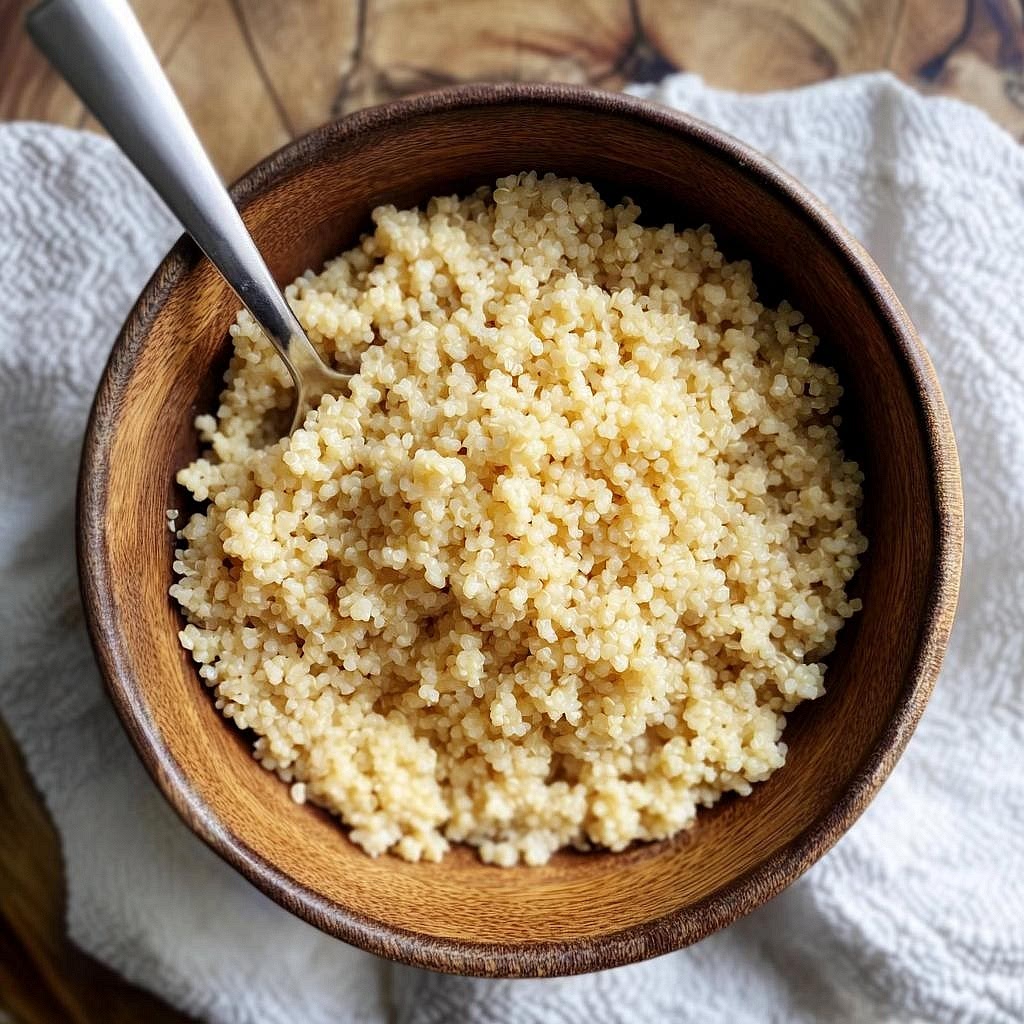 Prepare the quinoa. Cook the quinoa according to its packaging and fluff with a fork. Allow it to cool slightly. For the sweet potato alternative, cube and roast at 200°C with olive oil and paprika until tender, approximately 20–30 minutes.