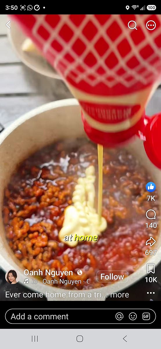 Pour over pork