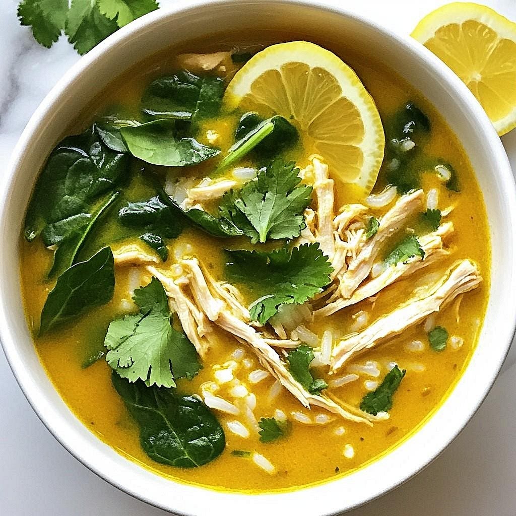 Shred the chicken and finish the soup Remove the cooked chicken and shred using two forks. Return it to the pot with the baby spinach and allow the spinach to wilt for approximately 1–2 minutes. Stir in the lemon juice and parsley, then taste the broth and adjust the seasoning. Add a little more broth if you prefer a thinner consistency.