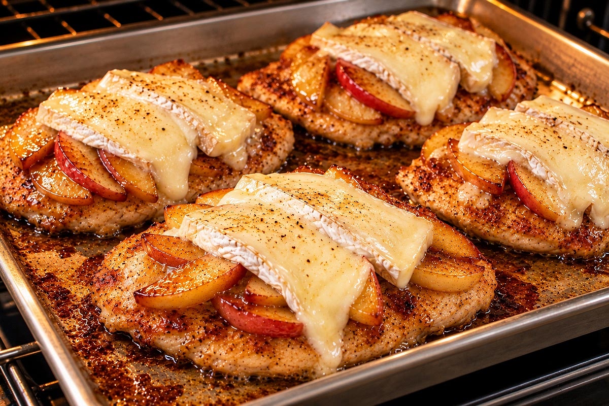 Warm in the oven for approximately 2–4 minutes, until the Brie softens slightly but retains its shape. Remove before the cheese melts completely.