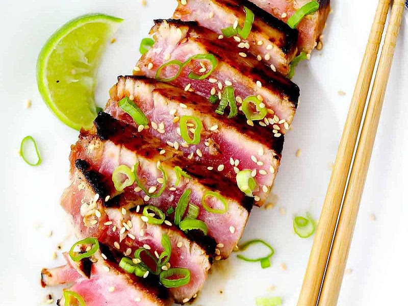 Six Minute Seared Ahi Tuna Steaks