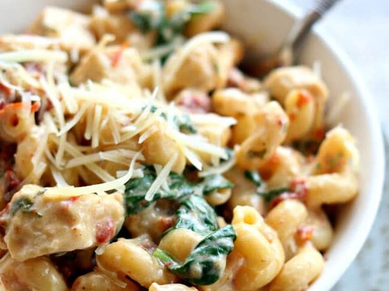 Instant Pot Tuscan Chicken Pasta Recipe | Samsung Food App