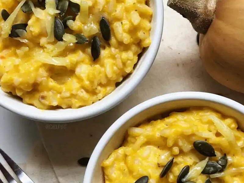 Butternut, risotto