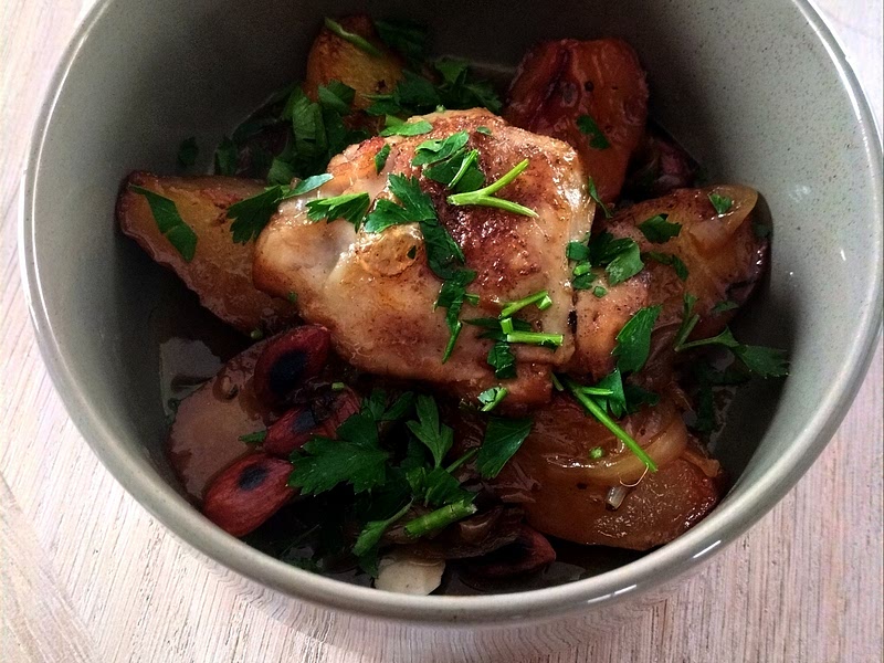 Tajine de poulet aux poires (inspiration)