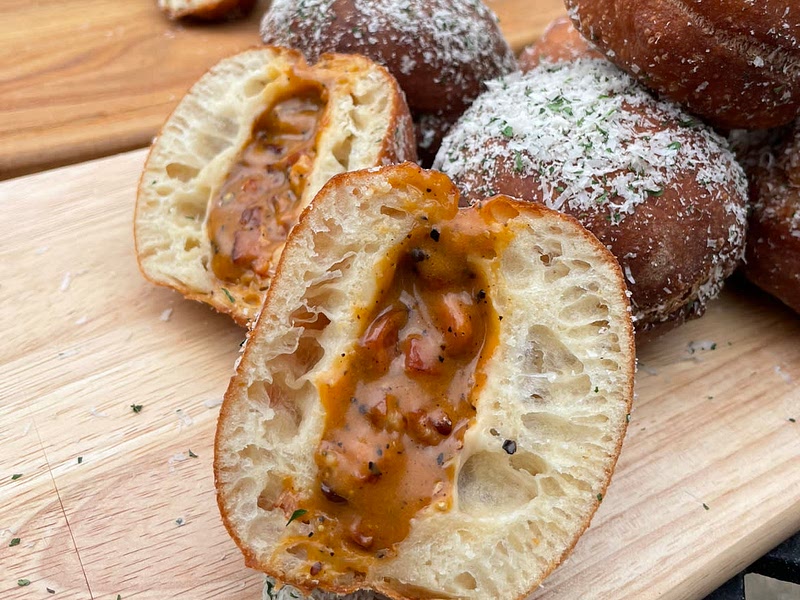 Carbonara Doughnuts