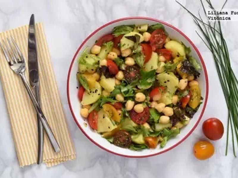 Ensalada de garbanzos