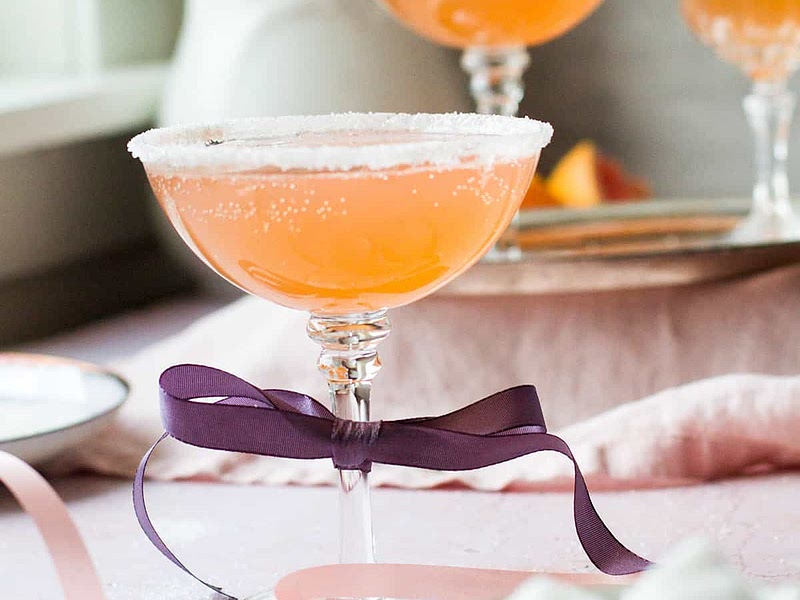 Sugar Plum Fairy's Plum Drink - New Year's Eve Cocktail