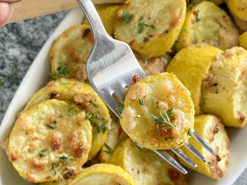 Garlic Roasted Yellow Squash Recipe | Samsung Food App