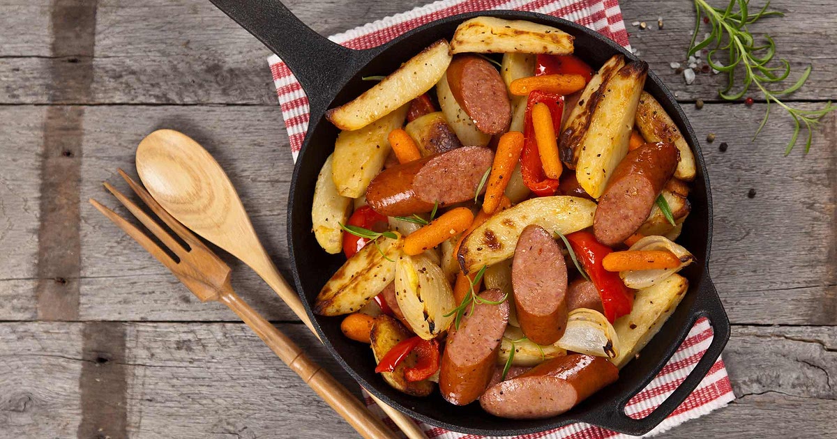 Sausage and Vegetable Bake Recipe | Samsung Food App
