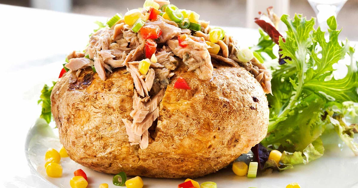 Baked Potato with Thai Tuna Topping Recipe | Samsung Food App