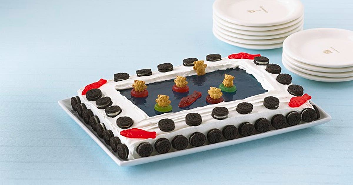 JELL-O® Swimming Pool Cake Recipe | Samsung Food App