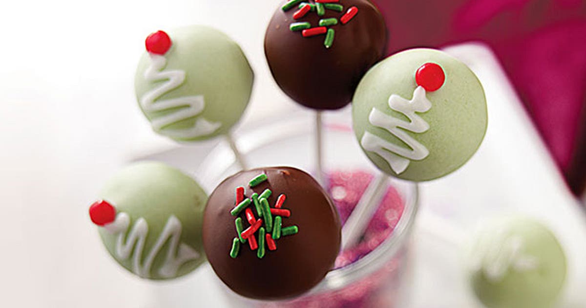 Christmas Tree Cookie Ball Pops Recipe | Samsung Food App