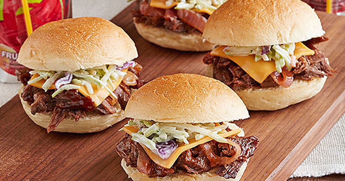Slow-Cooker Beef Short Rib Mini Sandwiches Recipe | Samsung Food App