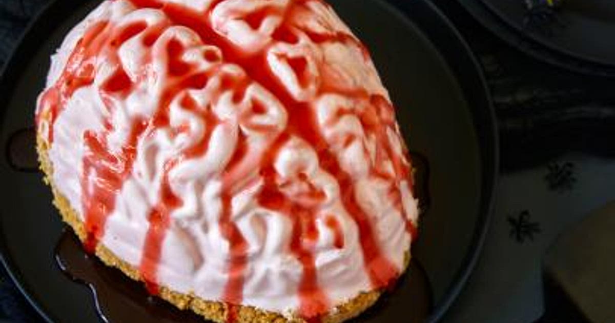 No-Bake Strawberry Cheesecake Brain Recipe | Samsung Food App