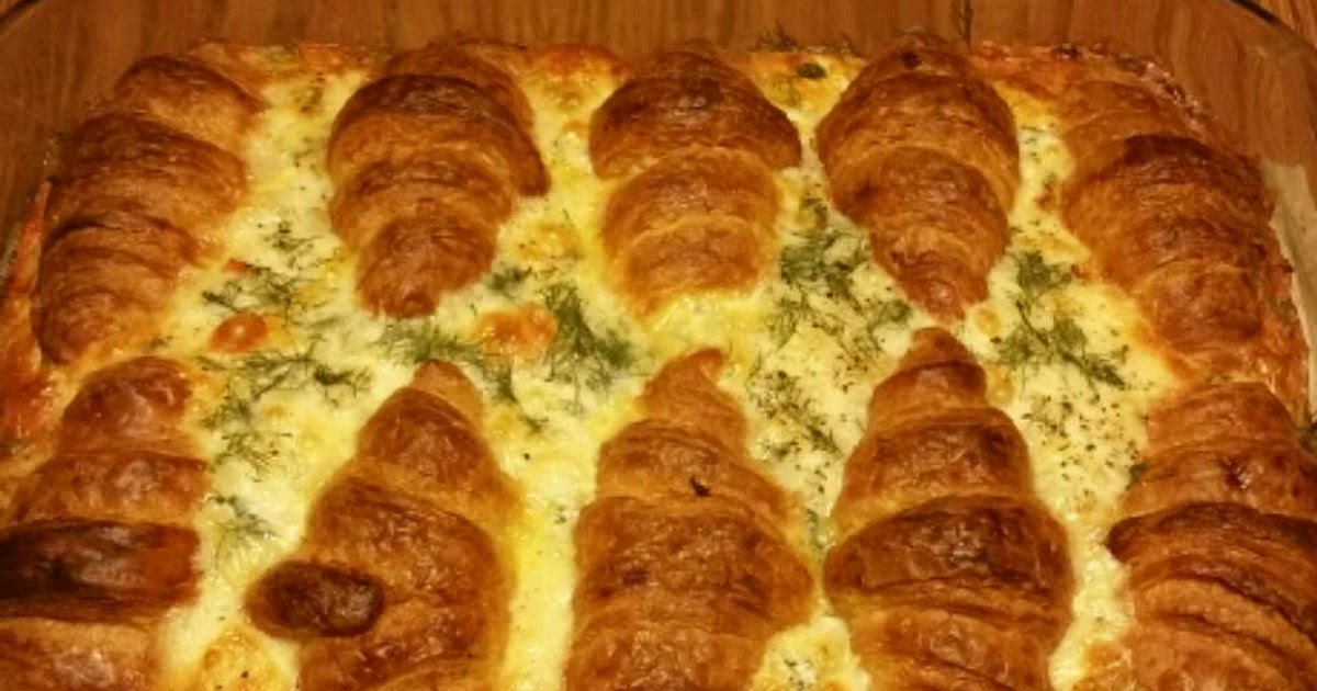 Croissant and Salmon Breakfast Casserole Recipe | Samsung Food App