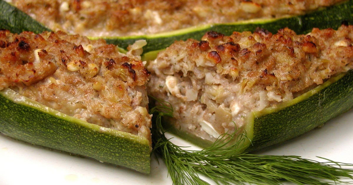 Stuffed Zucchini With Walnuts and Feta Recipe | Samsung Food App