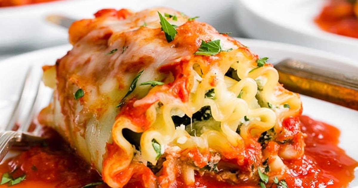 Spinach Lasagna Rolls Recipe | Samsung Food App