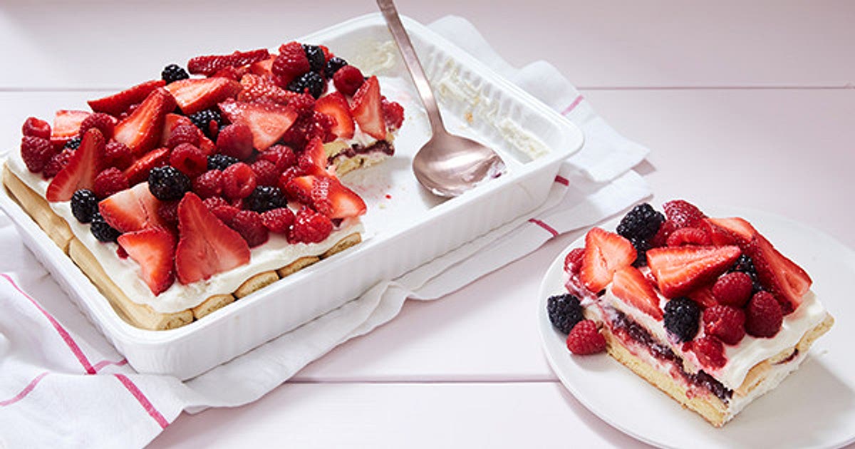 No-Bake Berry Tiramisu Recipe | Samsung Food App