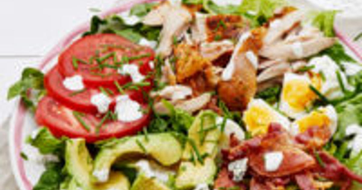 Keto Cobb salad with ranch dressing Recipe | Samsung Food App