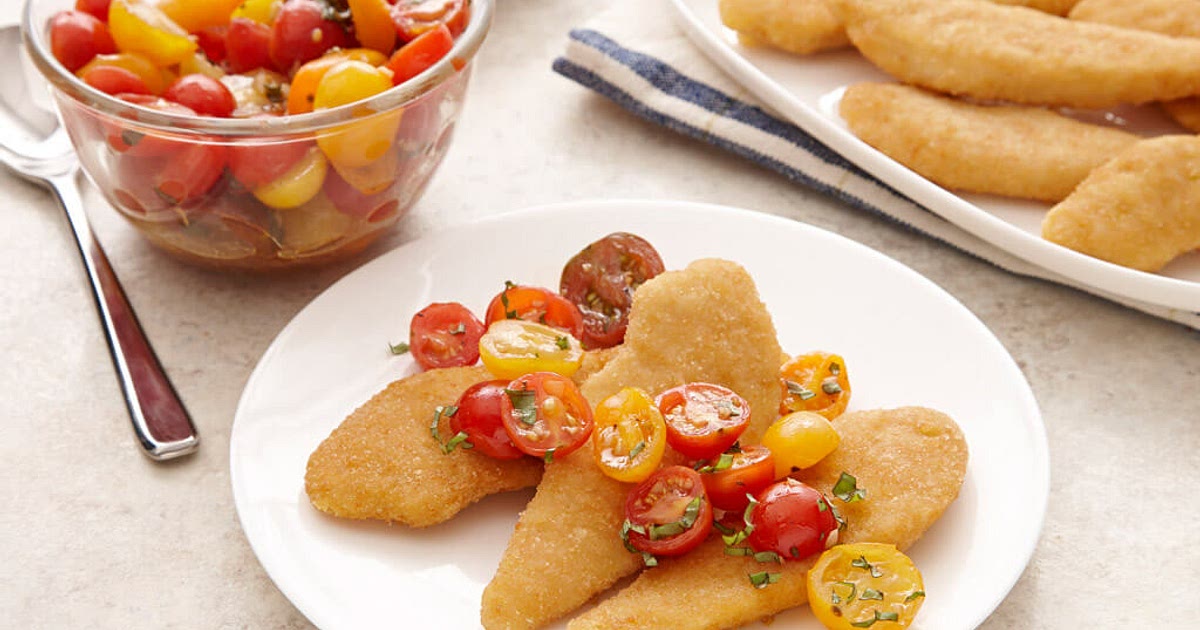 Bruschetta Topped Chicken Tenders Recipe | Samsung Food App