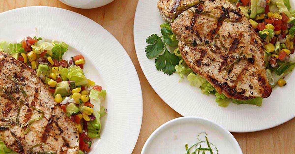 Grilled Cilantro Lime Chicken With Corn Salsa Recipe | Samsung Food App