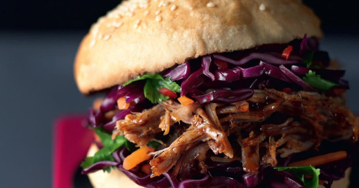 Slow-Cooker Asian Pulled Pork and Spicy Slaw Recipe | Samsung Food App