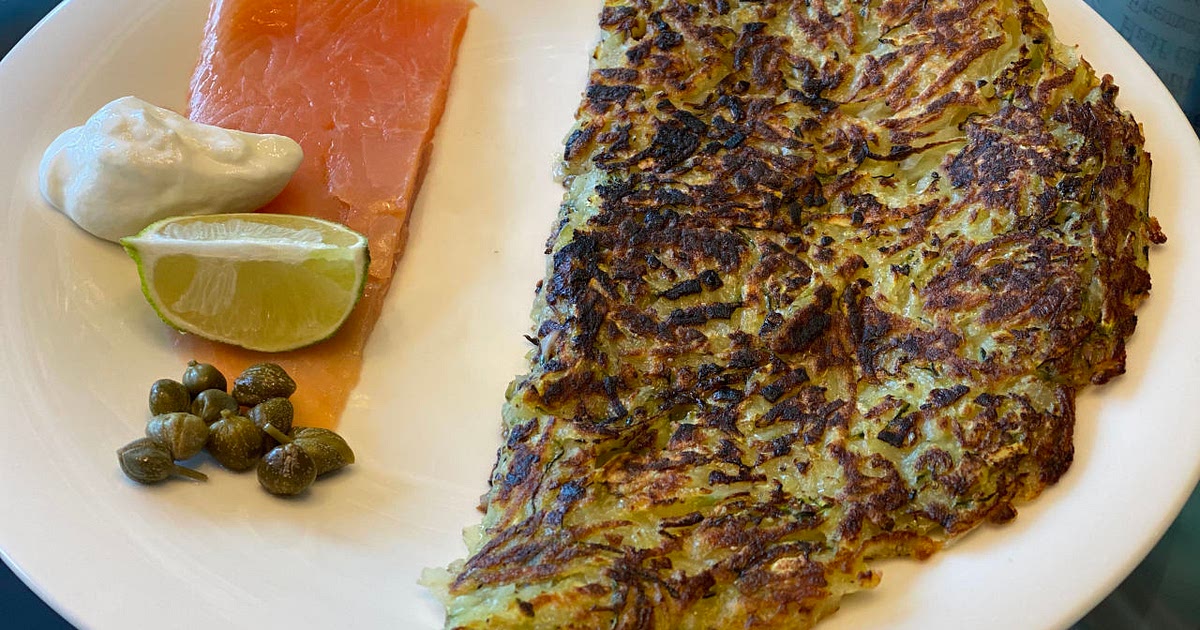Healthy Rosti with smoked Salmon Recipe | Samsung Food App
