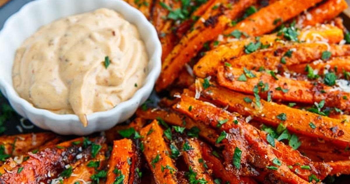 Parmesan Roasted Carrot Fries Recipe | Samsung Food App