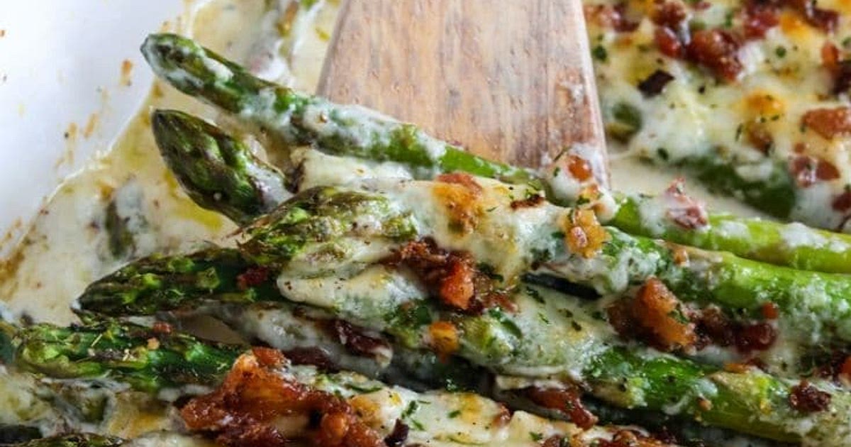 Cheesy Asparagus Casserole Keto Recipe | Samsung Food App