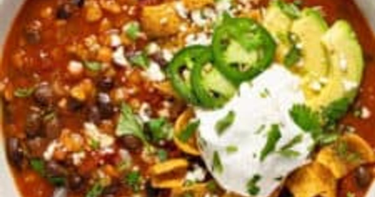 Vegan Black Bean Chili Recipe | Samsung Food App