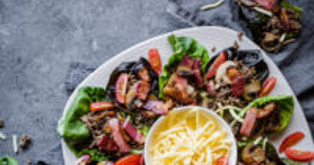 Keto bacon cheeseburger wraps Recipe | Samsung Food App