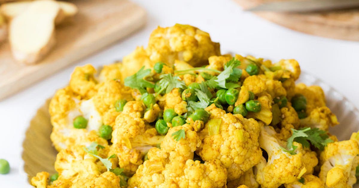 Curried Cauliflower & Peas Recipe | Samsung Food App