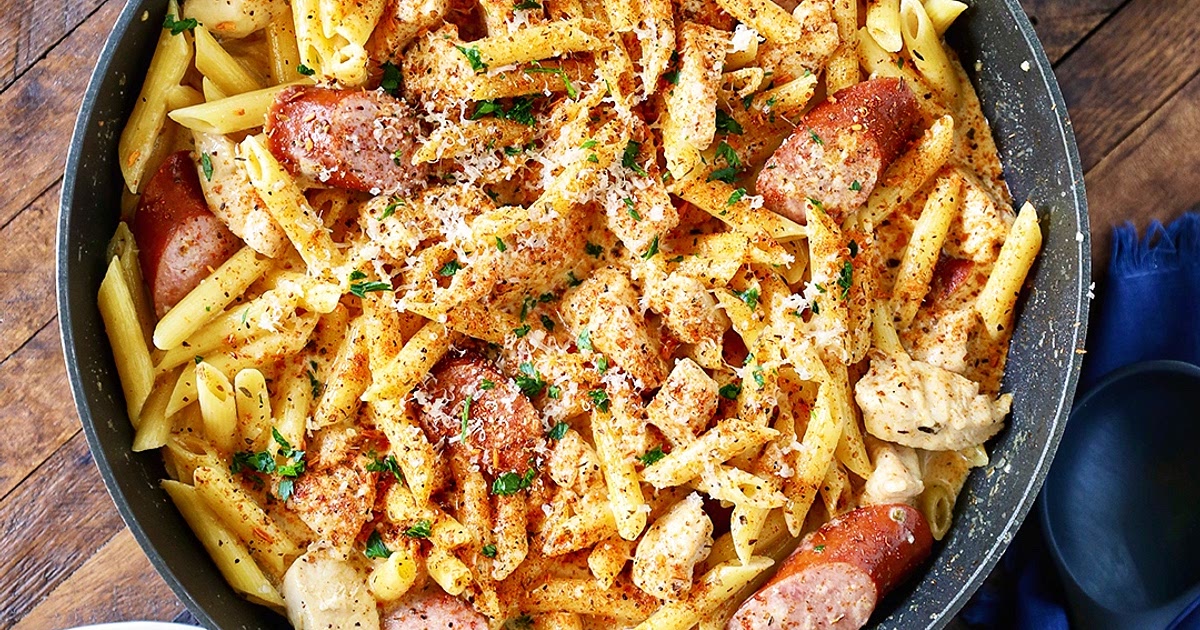 One Pot Cajun Chicken Alfredo Recipe | Samsung Food App