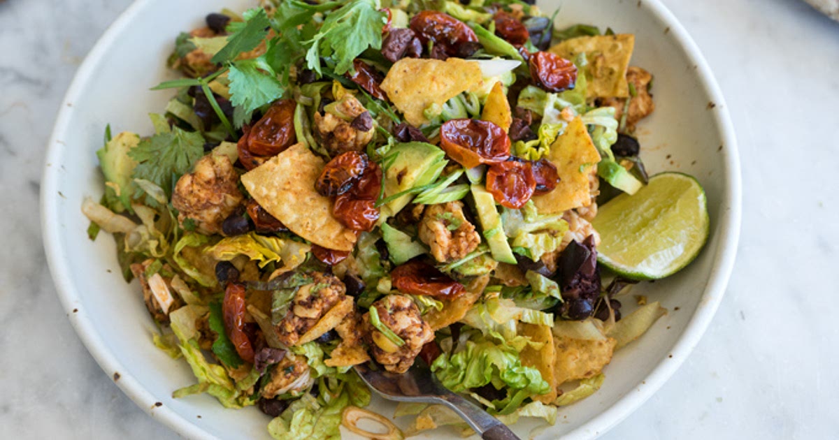 Vegan Tempeh Taco Salad Recipe | Samsung Food App