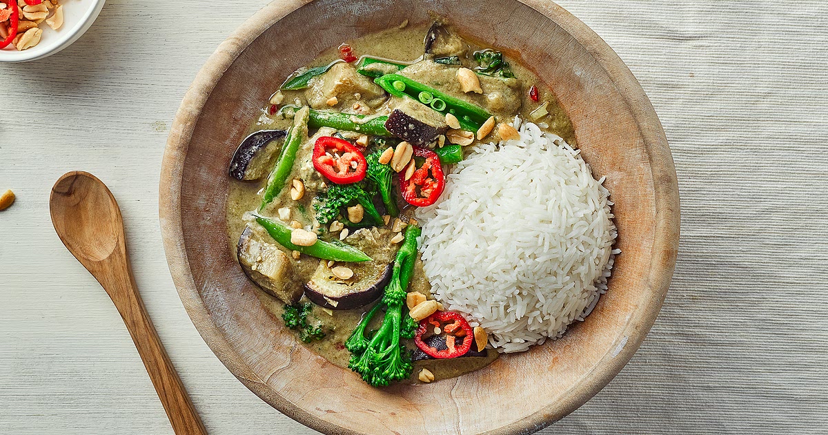 Thai Green Vegetable Curry With Lime Recipe | Samsung Food App