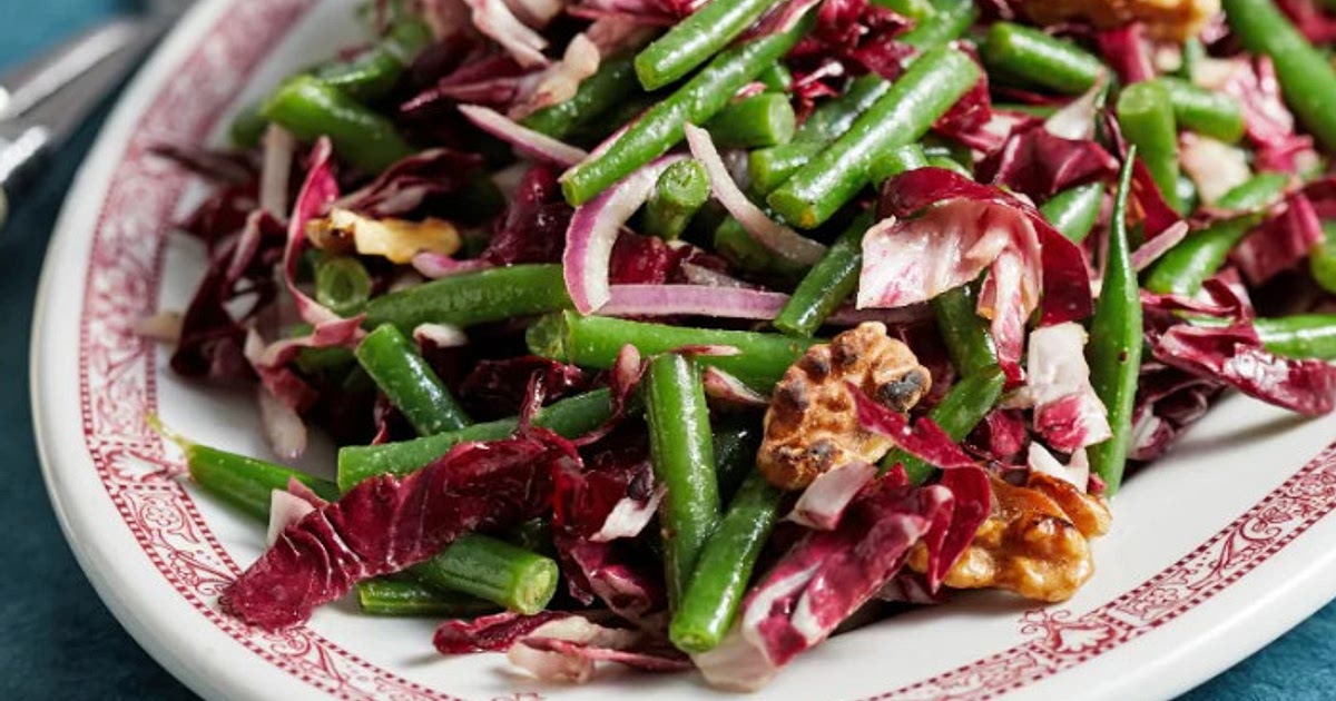 Green Bean and Radicchio Salad With Walnuts - Ellie Krieger Recipe | Samsung Food App
