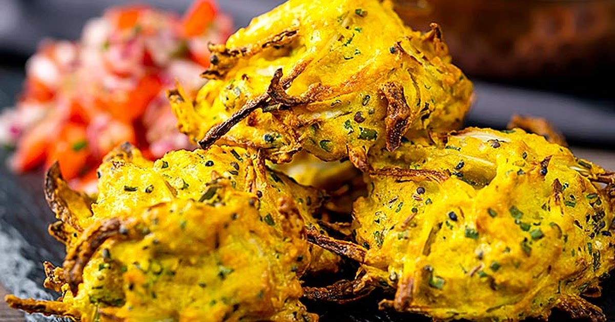 Air Fryer Onion Bhaji Recipe | Samsung Food App