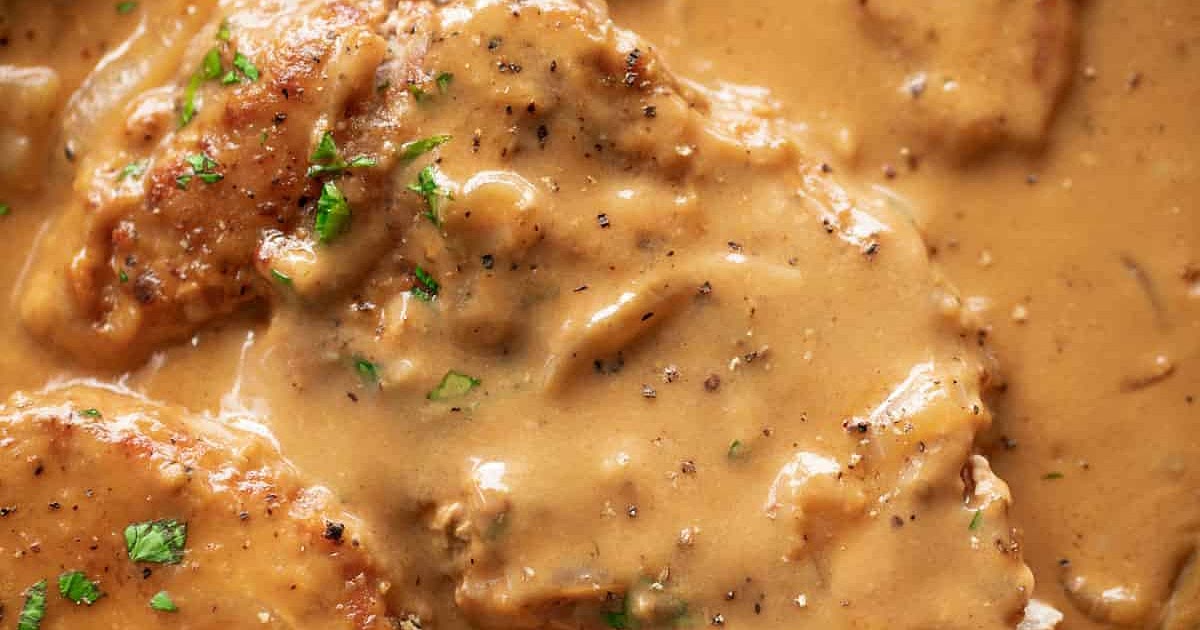 Smothered Pork Chops Recipe | Samsung Food App