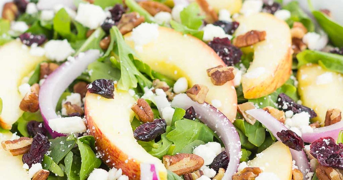 Apple Cranberry Pecan Salad with Honey Cider Vinaigrette Recipe | Samsung Food App