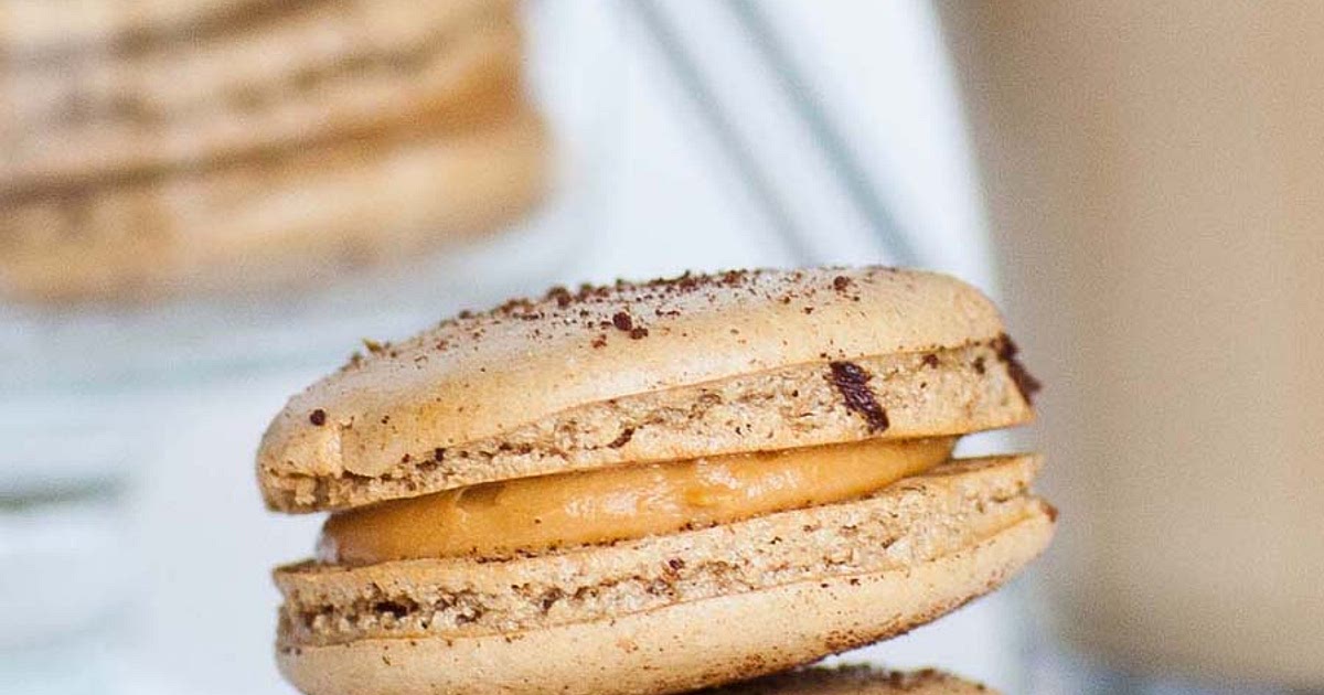 Caramel Coffee Macarons (video) Recipe | Samsung Food App