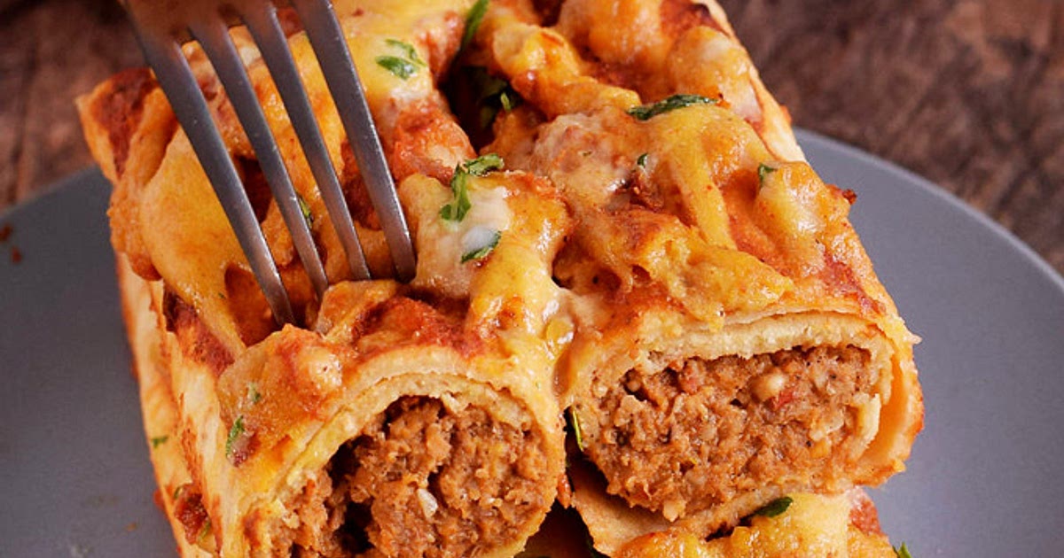 Vegan Enchiladas Lentils Recipe | Samsung Food App