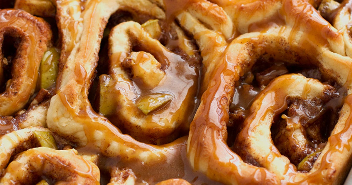 Caramel Apple Cinnamon Rolls Recipe | Samsung Food App