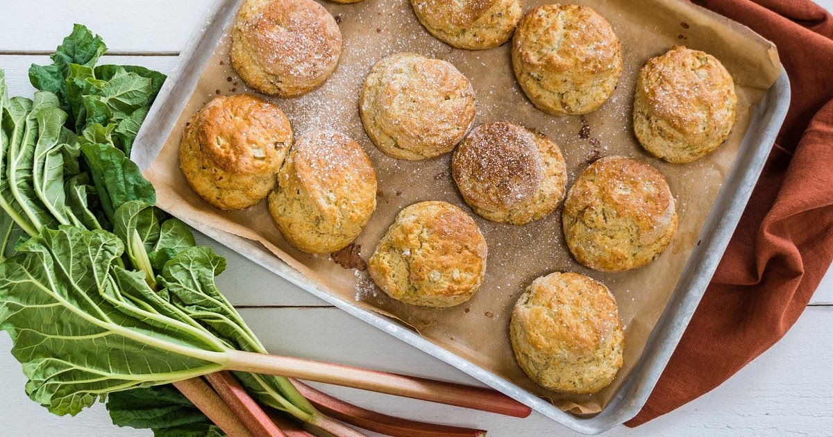 Rhubarb and stem ginger scones Recipe | Samsung Food App