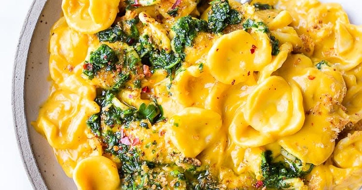 Orecchiette with creamy carrot miso sauce Recipe | Samsung Food App
