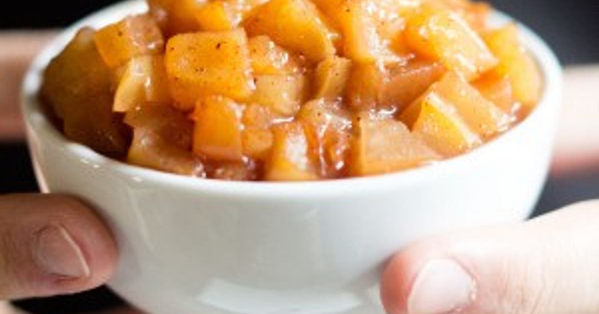 Healthy Slow Cooker Apple Pie Filling Recipe | Samsung Food App